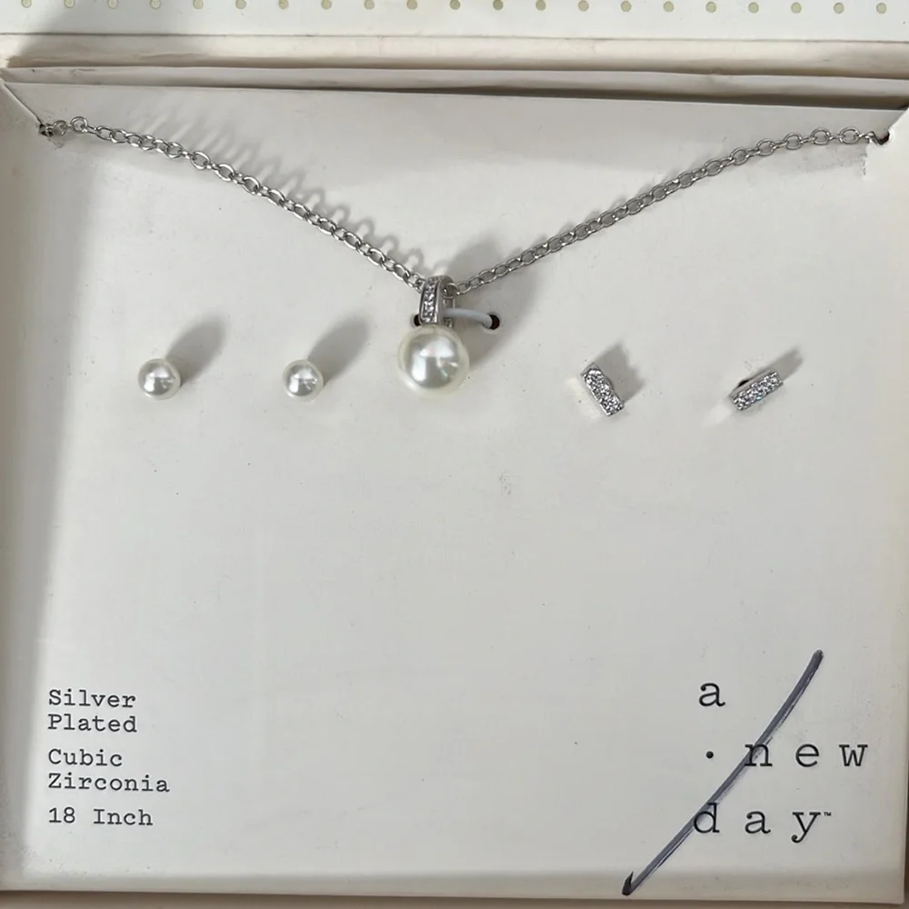 A New Day Necklace & Earrings Set - Picture 2 of 6